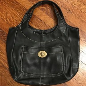 Large Black Coach Carryall